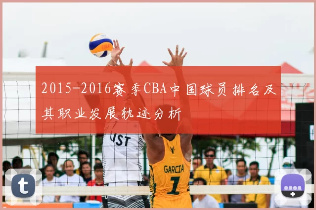 2015-2016赛季CBA中国球员排名及其职业发展轨迹分析