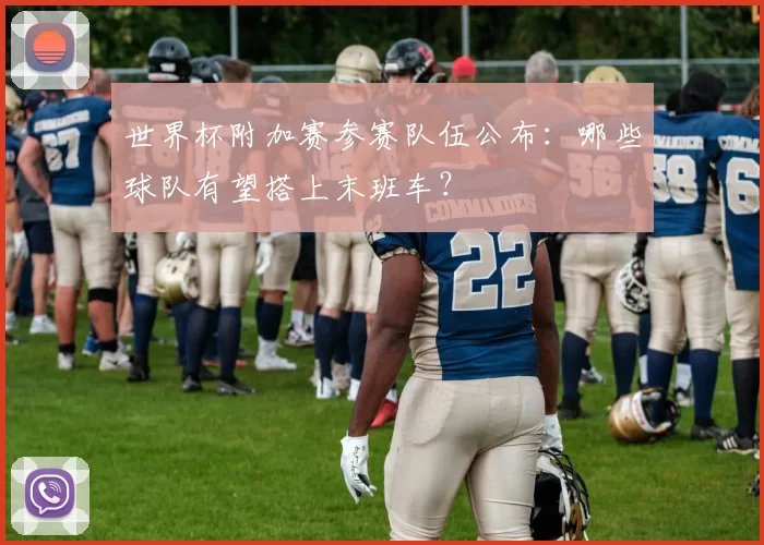 世界杯附加赛参赛队伍公布:哪些球队有望搭上末班车?