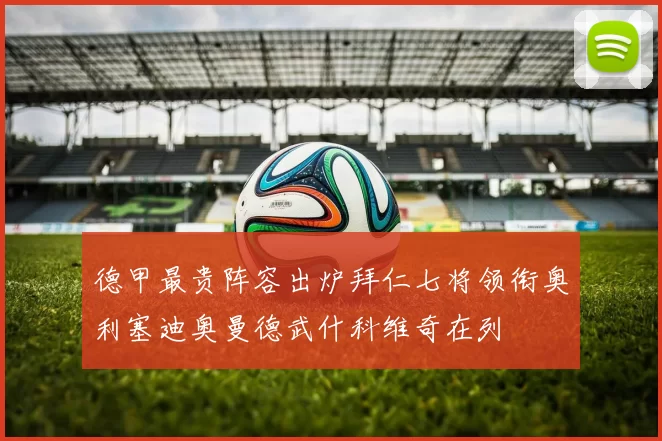 德甲最贵阵容出炉拜仁七将领衔奥利塞迪奥曼德武什科维奇在列