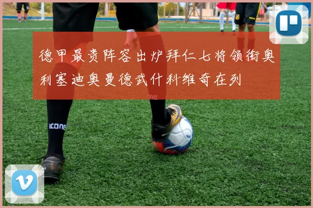 德甲最贵阵容出炉拜仁七将领衔奥利塞迪奥曼德武什科维奇在列