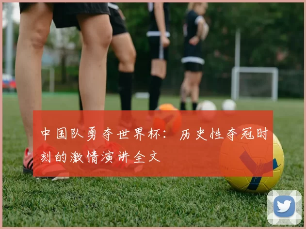 中国队勇夺世界杯:历史性夺冠时刻的激情演讲全文