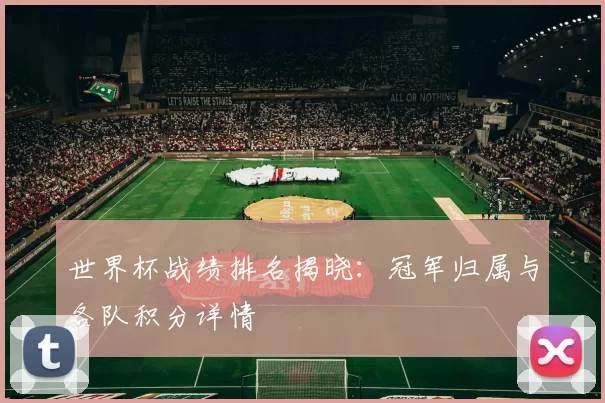 世界杯战绩排名揭晓：冠军归属与各队积分详情